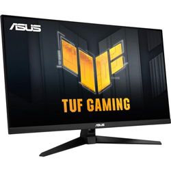 ASUS TUF Gaming VG32AQA1A Monitor Gaming 32”, WQHD, OverClock fino a 170 Hz, Tecnologia Extreme Low Motion Blur, Freesync Premium e Shadow Boost, 1 ms (MPRT), HDR, DisplayWidget Lite, Nero