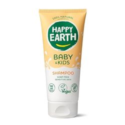 Happy Earth Baby&Kids Shampoo - Voor kinderen - 100% Natuurlijke Ingrediënten & Vegan - Zeepvrij - 200 ML