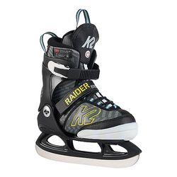 K2 Raider Beam Patins à Glace Garçon, Noir/Anthracite, L (EU: 35-40 / UK: 3-7 / cm: 22-25.5