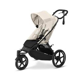 CYBEX AVI SPIN kinderwagen, vanaf de geboorte tot ca. 4 jaar, max. 111 cm en 22 kg, stadsbuggy, offroad-kinderwagen en joggen, schelpbeige