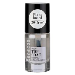 Benecos - natural beauty 94724 Top coat verniz de unhas happy - 8free - permeável à água - 5 ml - vidro