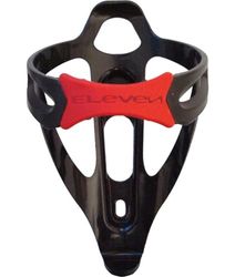 Porte-bidon Eleven en Plastique, Noir/Rouge