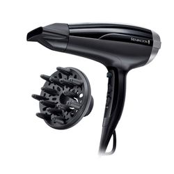 Remington Sèche-cheveux Ionique [Puissance, Brillance, Antistatique] Pro Air-Shine (Léger, 2300W, Céramique Tourmaline, Séchage rapide, Anti-frisottis, 3 températures/2 vitesses, 2 accessoires) D5215