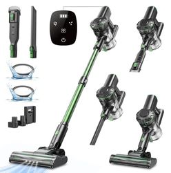 Vexilar Aspiradora sin Cable V9PRO 50KPa Potente Succión,Aspiradora 6-en-1, Autonomía 60 Mins,Aspirador Vertical para Pelo de Mascotas,Alfombra,Coche y Suelo