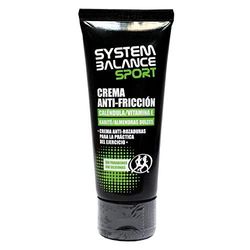 Crème anti-friction 100 ml System Balance Sport. Évite les frottements avec l'activité physique. Calendula, karité, huile d'amande douce. Protège la peau. Naturel et végétalien.