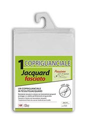 V.I.P. VERY IMPORTANT PILLOW Copriguanciale Singolo Jacquard Fasciato, con Zip, cm 50x80