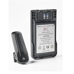 Batteria KNB-63L LI-Ion 7,4 V 1130 mAh per Kenwood con clip