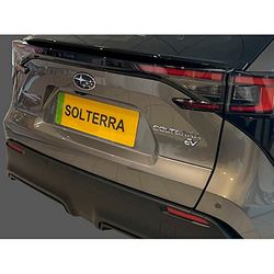 ABS Rear bumper protector compatible with Subaru Solterra 2022- & Toyota bZ4X 2021- Black