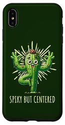 Carcasa para iPhone XS Max Spiky But Centered - Cactus Yoga