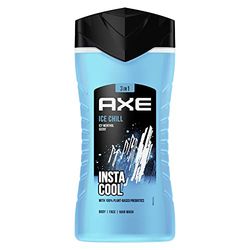 Axe Insta Cool Gel de duche para homem, Ice Chill, 250 ml