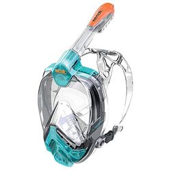 Seac Libera, New Generatie Geïntegreerd Snorkelmasker, Hypoallergene Silicone, Snelsluiting, 3 Maten
