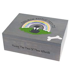 Rainbow Bridge Friends 2331 Dog Pet Loss Pet Memorial Memory Box