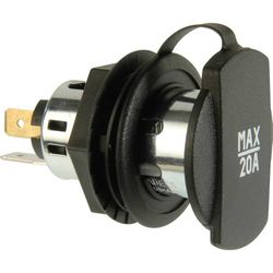 ProCar Prise Power avec douille de serrage Charge de courant max=20 A Convient pour Fiche allume-cigares