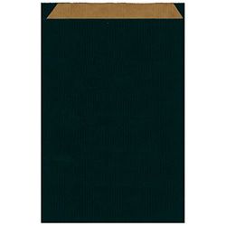 Garcia de Pou Flat Tassen Eenkleurig in doos, 12 + 5 x 18 cm, Kraft, Zwart, 12 x 18 x 30 cm