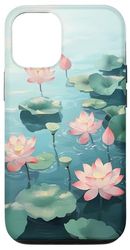 Serene Lily Pad Lily Flower Zen Case for iPhone 12/12 Pro