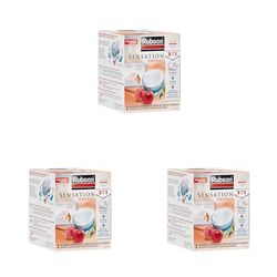 Rubson Sensation Energy, 2 Recharges universelles de 300 gr pour absorbeur, 3-en-1 anti-humidité & anti-odeur et qui offre une sensation fraîche, parfum fruits (Lot de 3)