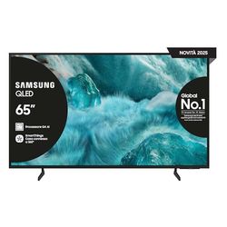 Samsung Smart TV 65'' QE65Q7F4AUXZT QLED 4K, Q4 Processor, 100% Volume Colore con Quantum Dot, Motion Xcelerator, OTS Lite & Adaptive Sound, SlimLook Design, 2025, Q7F4 BASI LATERALI, 65"