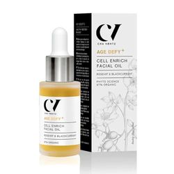 Green People Age Defy+ Cell Enrich Oil - With Rosehip, Suitable for Mature Skin - Paraben Free - Vegan, 30ml