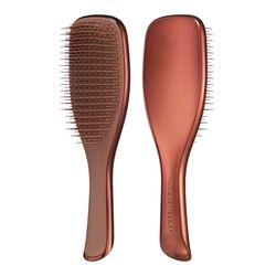 Tangle Teezer The Ultimate Detangler Chrome Hairbrush | For Wet & Dry Hair | Detangles All Hair Types | Reduces Breakage, Eliminates Knots | Two-Tiered Teeth & Comfortable Handle | Chocolate Bronze