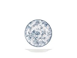 H&H Kensington Set 6 Piatti Frutta, in Porcellana, Blu e Bianco, 22cm, Stile Inglese