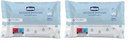 Chicco Toallitas de Bolsillo Para Bebés, Multiusos, Sin Alcohol, Perfumadas, Aptas Para Pieles Sensibles, 1 Paquete de 32 Piezas