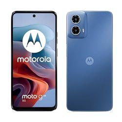 Motorola moto g34 Smartphone (6,53“ HD+ Display, 50 MP Camera, 4/128 GB, 5000 mAh Battery, Android 14) Ice Blue