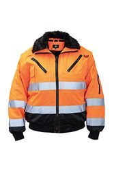 Hi-Vis - Chaqueta de piloto (3XL), color naranja