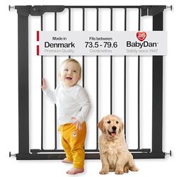 Baby Dan Premier - barreira de segurança, cor preta