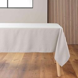 Douceur d'Intérieur, Nappe Rectangle (140 x 240 cm) Artea Taupe, Jacquard