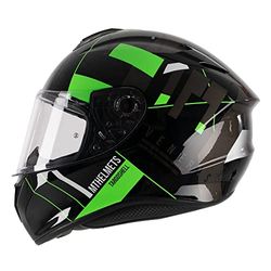 MT Helmets Targo Full Face Motorcycle Helmet - Veneris A6 Gloss Fluo Green - XL