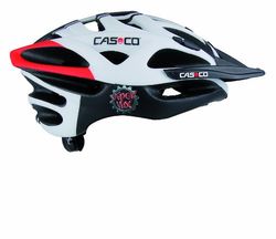 casco Viper MX cykelhjälm – svart/vit/röd, 58–62 cm