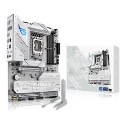 ASUS ROG Strix B860-A Gaming WiFi, Carte mère ATX, prête pour PC avec IA avancée, 14 + 1 + 2 + 1 Niveaux de Puissance, DDR5, PCIe 5.0, Quatre emplacements M.2, WiFi 7, AI Networking II, Aura Sync RGB