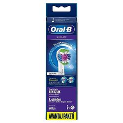 Oral-B Cabeças de substituição 3D White (4 unidades), cores aleatórias