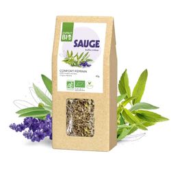 Esprit Bio - Sauge Bio A Infuser - 40g - Vrac - Confort Féminin