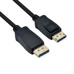 ROLINE Câble DisplayPort, v2.0, DP St - St, Noir, 1 m