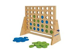 Schildkröt 4 Win, el Clásico Juego 4 en Raya, Estrategia y Habilidad para Niños y Adultos, Madera FSC, 42 Fichas, 970316