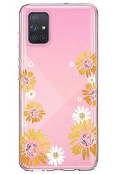 Suhctup Case Compatible con Samsung Galaxy A8 Plus 2018 Funda Silicona Transparente Dibujos Diseño TPU Bumper Crystal Ultra Slim Antigolpes Protection Cárcasa Cover para Galaxy A8 Plus 2018,Flor 3