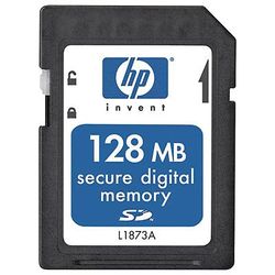 HP - Flash memory card - 128 MB - SD Memory Card