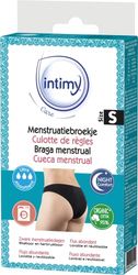 INTIMY Care - Menstrual Panty Size S - Abundant Flow - 95% Eco-Friendly Cotton - Washable and Reusable