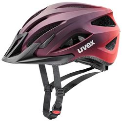 uvex Viva 3 - Casque Polyvalent Léger pour Hommes et Femmes - Réglage de la Taille Individuel - Doublure Lavable - Plum - Grapefruit Matt - 56-62 cm