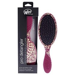 Wet Brush Mehndi - Spazzola districante professionale, unisex, 1 spazzola per capelli, colore: rosa