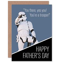 Wee Blue Coo You're A Trooper Fathers Day Blank Greetings Card