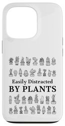 Facilmente distratto da piante, amanti delle piante divertente giardiniere Custodia per iPhone 13 Pro