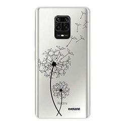 Evetane Beschermhoes compatibel met Xiaomi Redmi Note 9S/Note 9 Pro/Note 9 Pro Max 360, volledige beschermhoes, voorzijde, robuust, transparant, paardenmotief