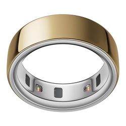 Oura Ring 4 – Gold – storlek 9 – smart ring | Prova ut storleken med ett storlekskit för Oura Ring 4 | Registrera sömn – puls – kondition – upp till 8 dagars batteritid