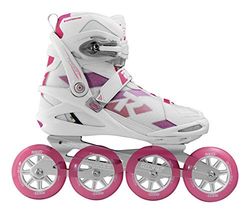 Roces Radon Women TIF, Pattino Inline Donna, White-Magenta, 36