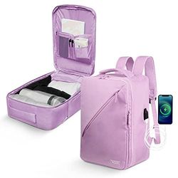 LUGG Laptop Backpack USB Charging & Headphone Port Water Resistant Padded Shoulder Strap Ideal Rucksack for Business,Work & Travel easyJet Airline Approved Carry on (45x36x20cm) Under seat Cabin
