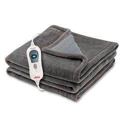 Ufesa Softy Fleece Manta Térmica Eléctrica 150x100cm, 120W, Ultrasuave, 3 Niveles de Temperatura, Apagado Automático, Lavable