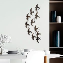 Hand-painted decorative metal wall accessory, 50 x 100 x 5 cm, 100% metal (1.5 mm), unique art piece for home decor, stylish and versatile