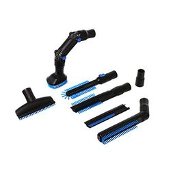 Paxanpax PFC942, PFC942-Kit di 8, Fessure e Accessori per aspirapolvere da 32 mm o 35 mm, Grigio/Blu